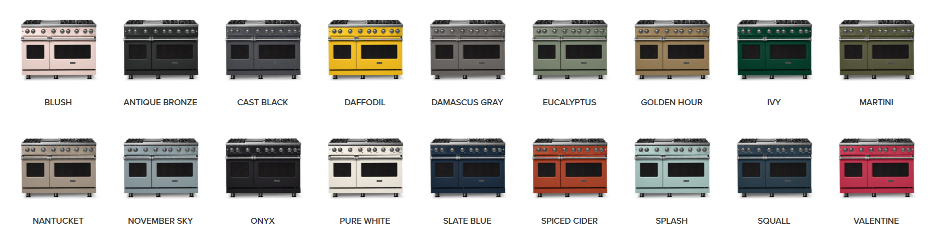 Viking custom colors